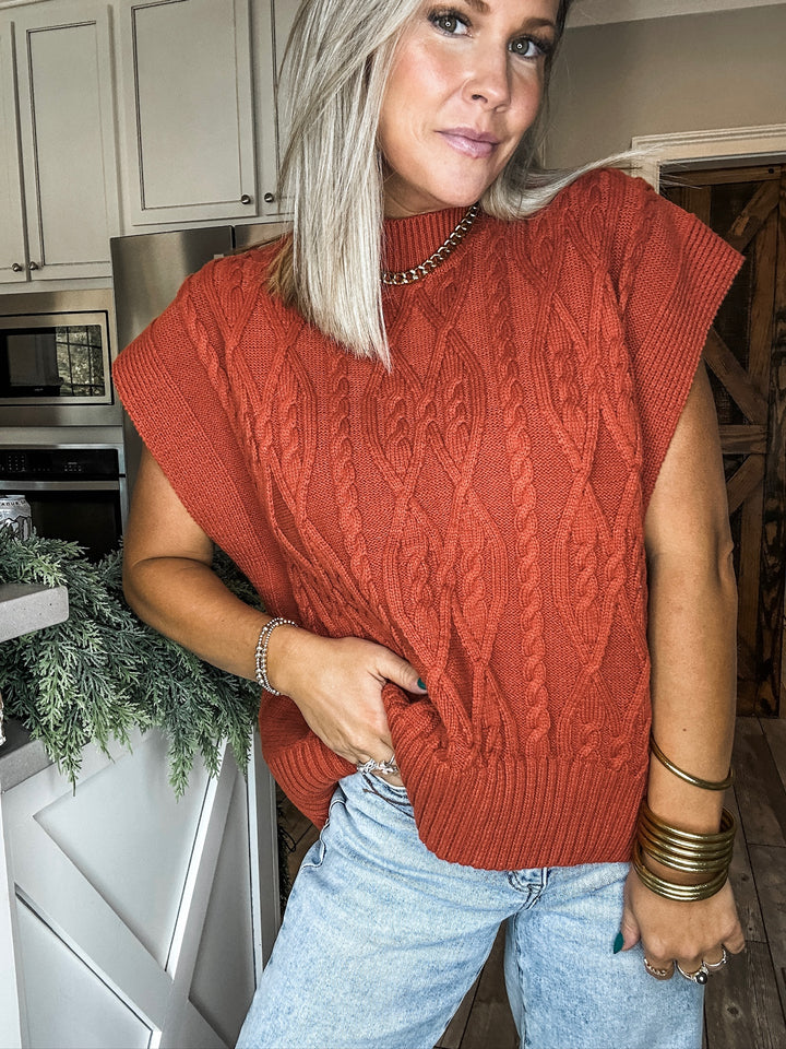 After You Cable Knit Sweater