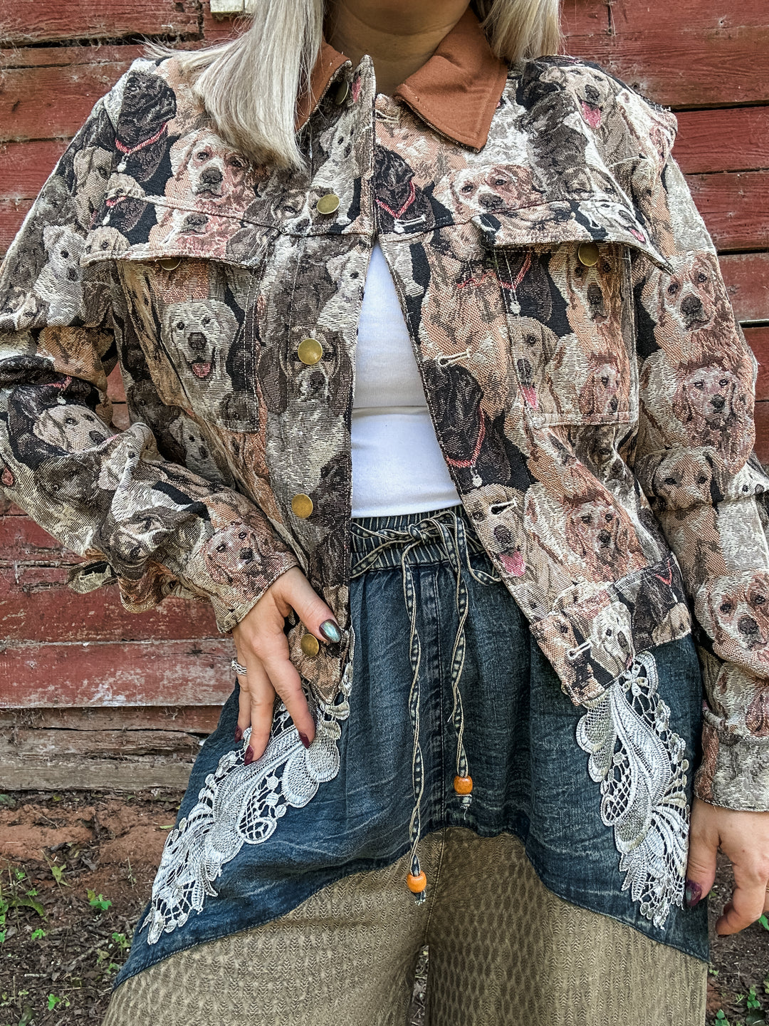 Dog Collage Jacket