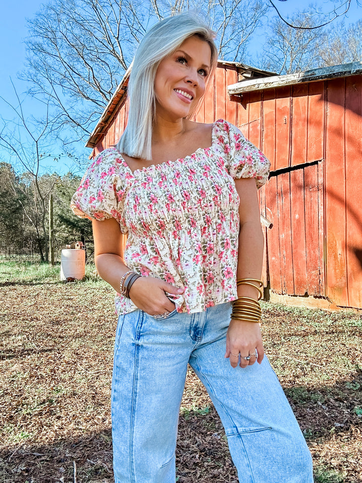 Floral State of Mind Top