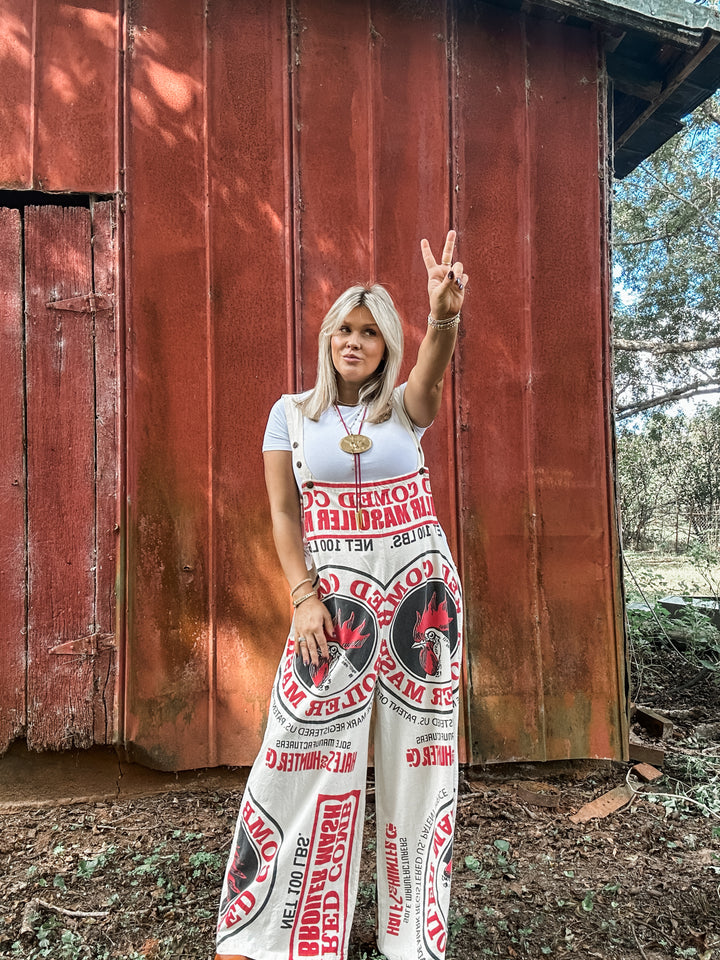Vintage Rooster Jumpsuit