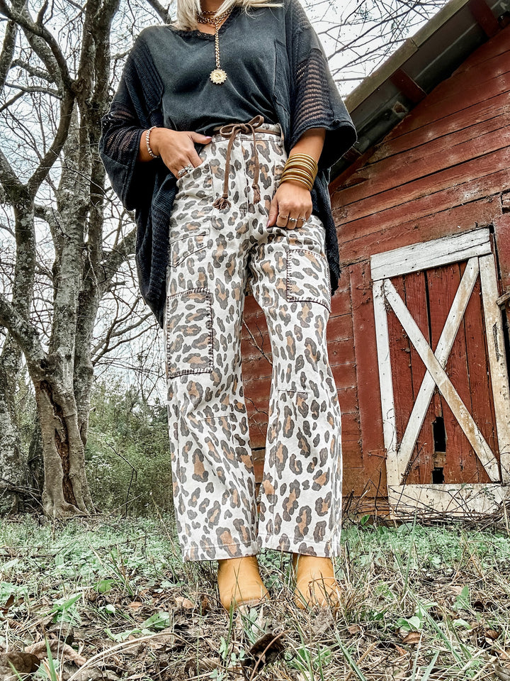 Wild Wash Leopard Patched Barrels