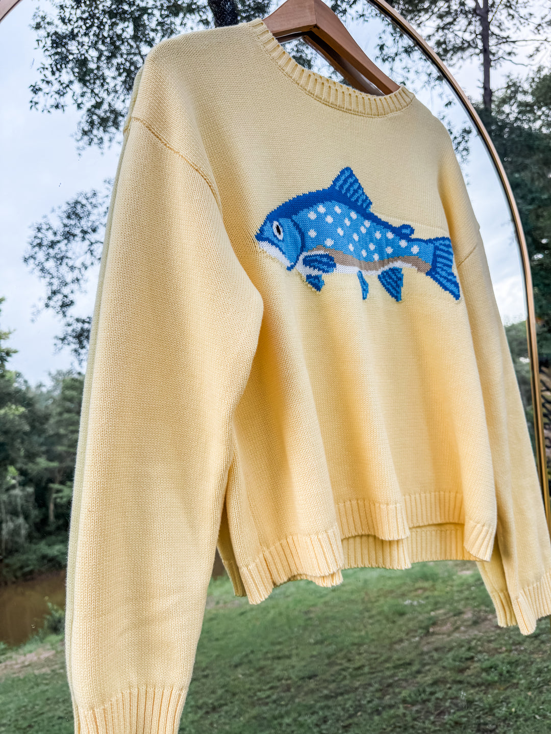 Catch of the Day Sweater - Butter Yellow