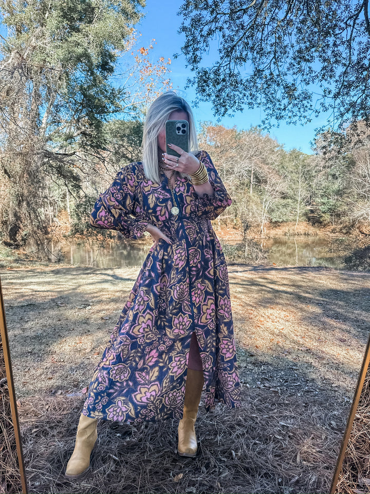 Midnight Bloom Maxi