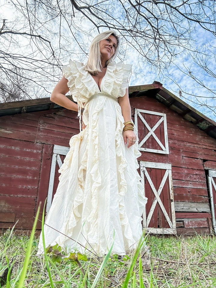 Feeling Free Ruffled Maxi
