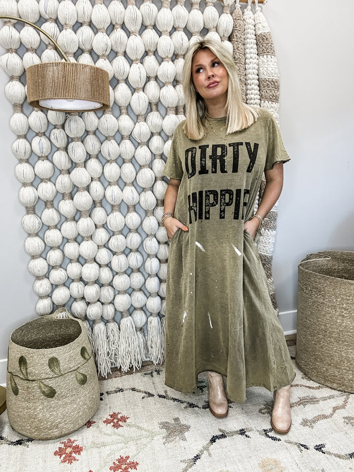 Dirty Hippie T-shirt Dress