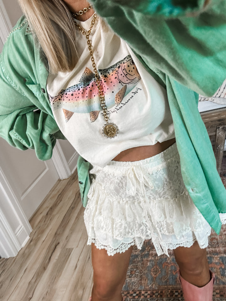 Pop Stitch Button Up