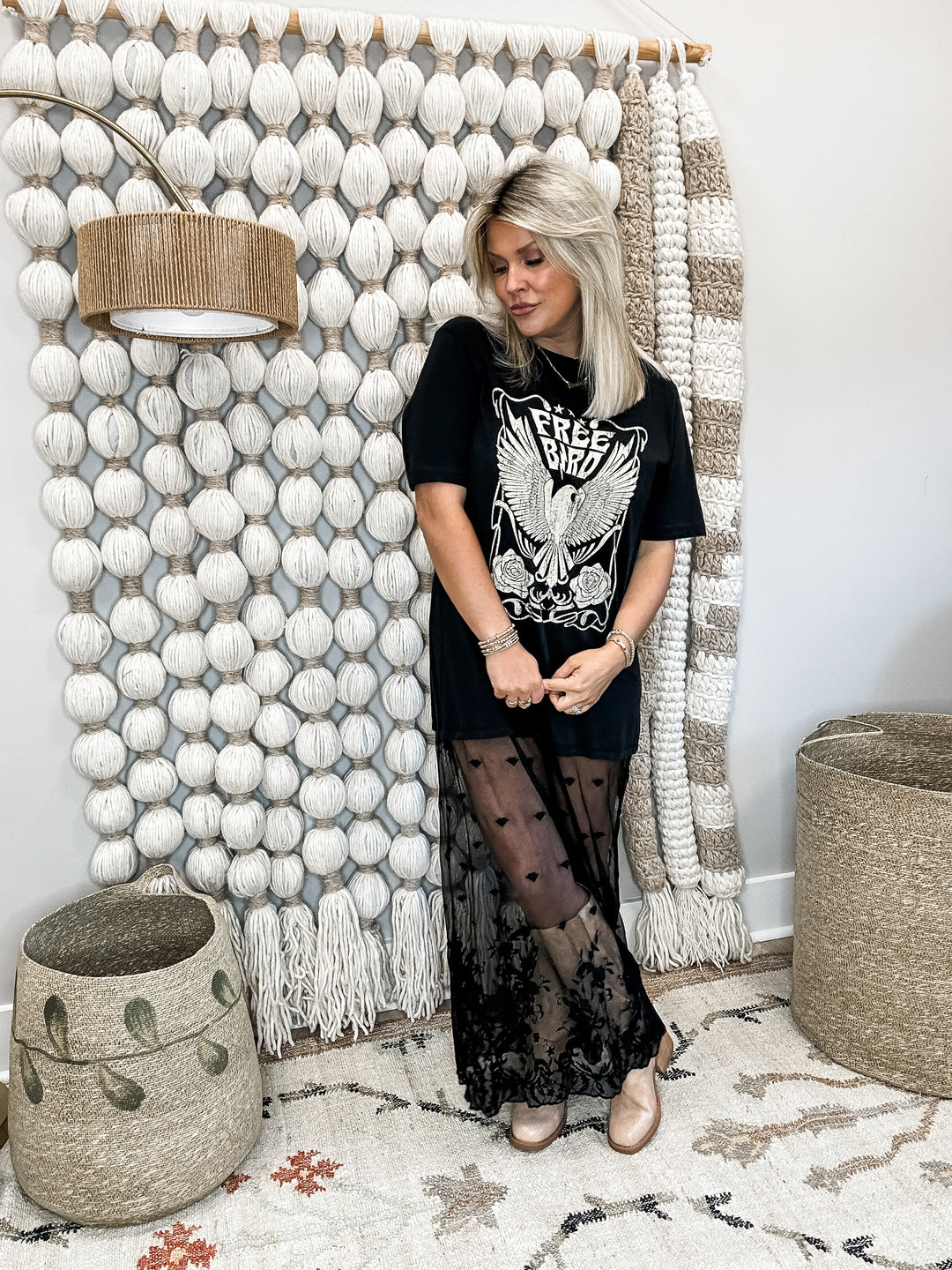 Born To Be Free Graphic Maxi