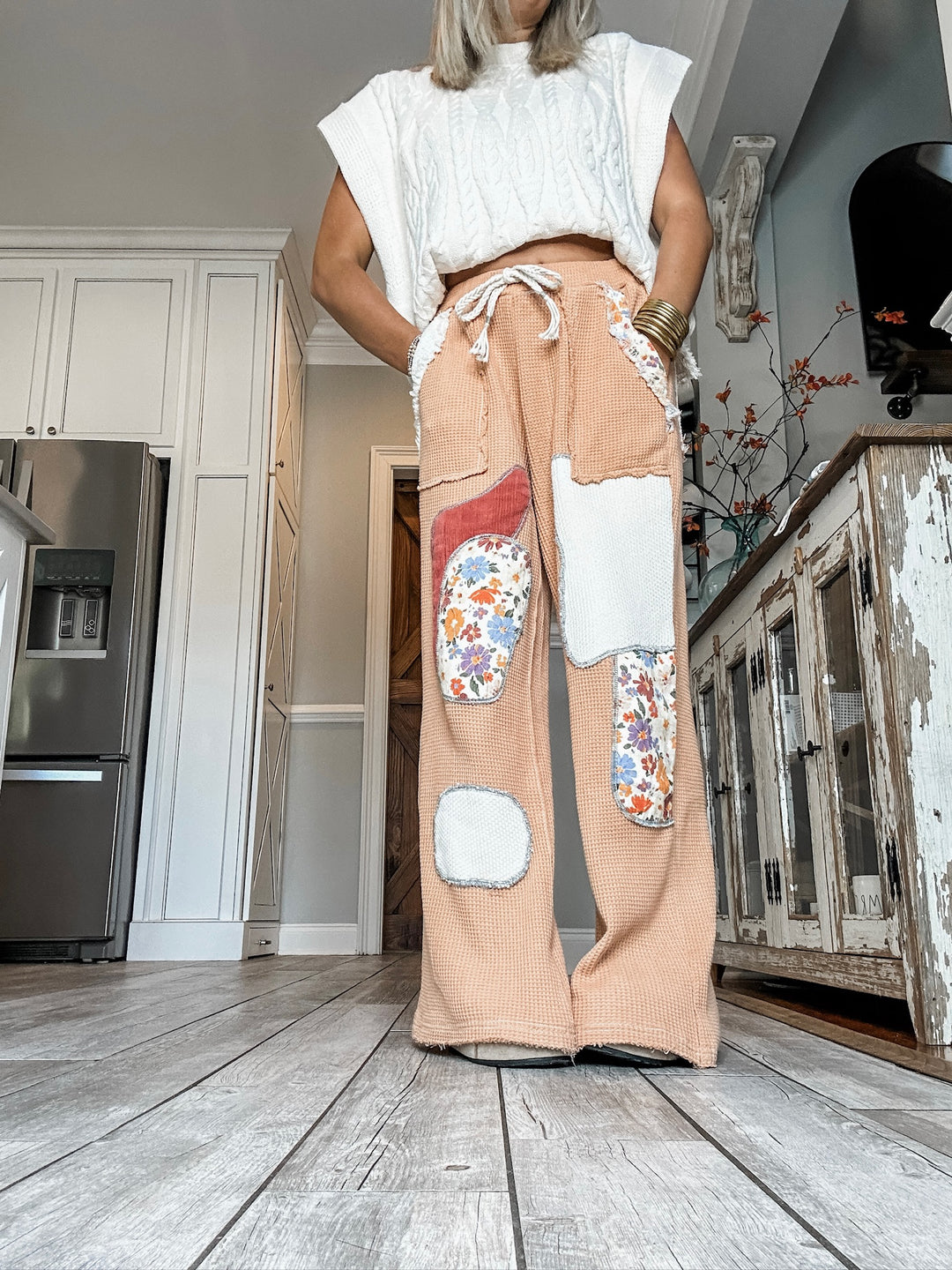 Stay Golden Wide Leg Bottoms