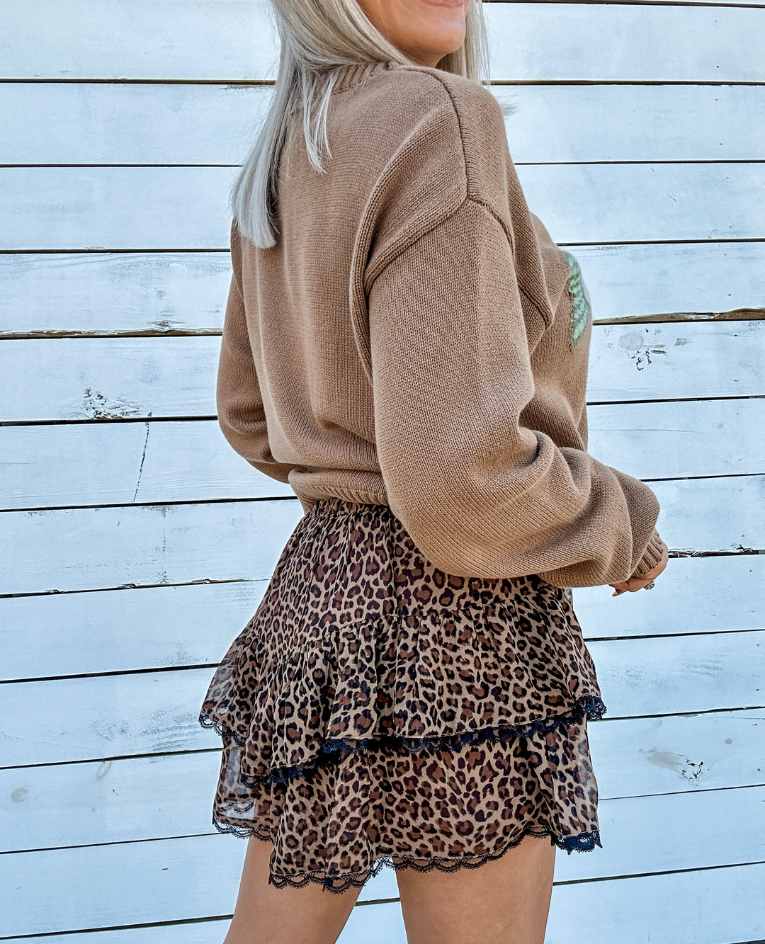 Untamed Cheetah Flare Shorts