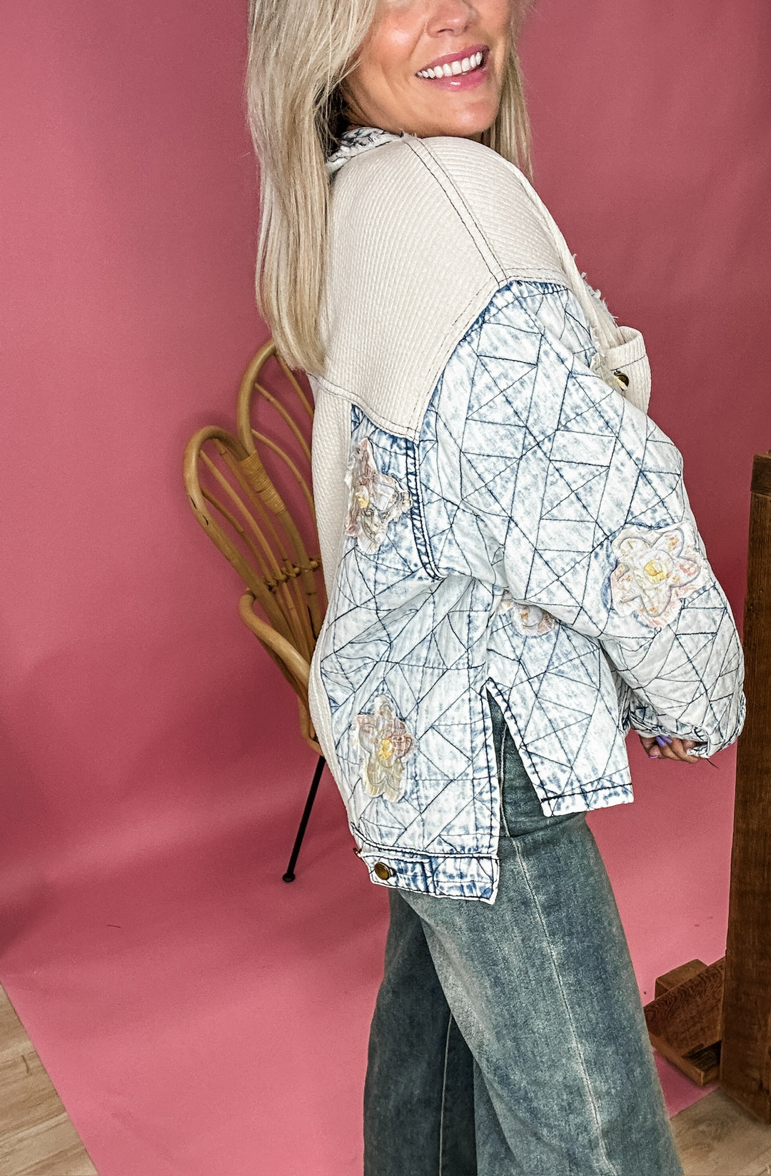 Boho Bloom Patchwork Jacket