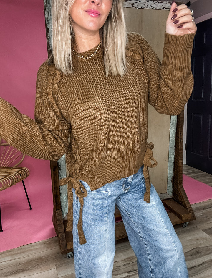 Braided Bliss Sweater DOORBUSTER