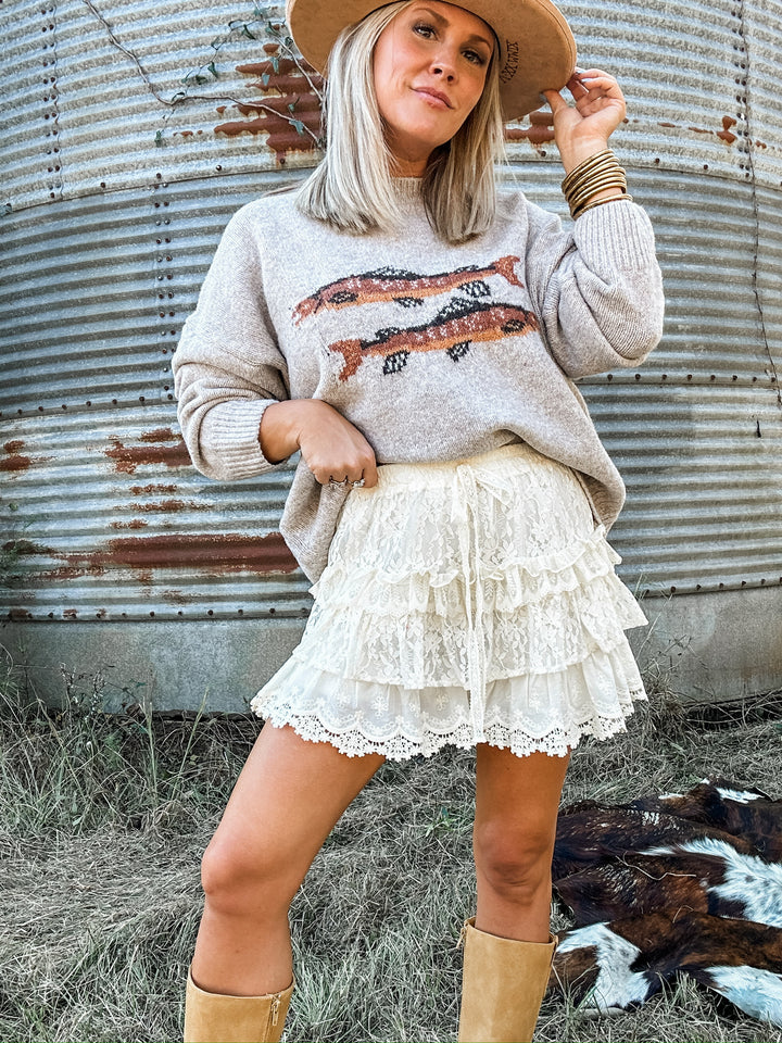 Catch & Release Oatmeal Sweater