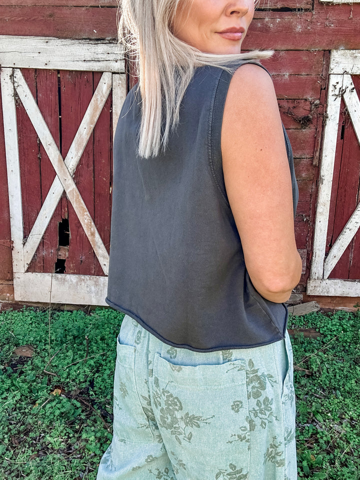 Everyday Easy Fit Tank - Black
