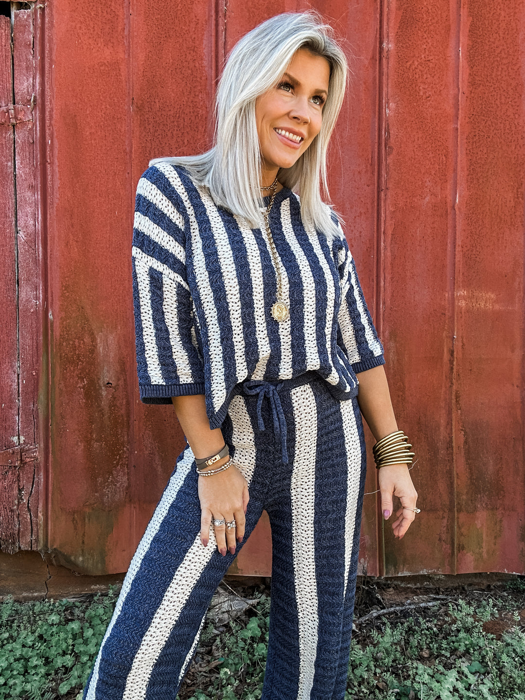 Coastline Coastal Stripe Set