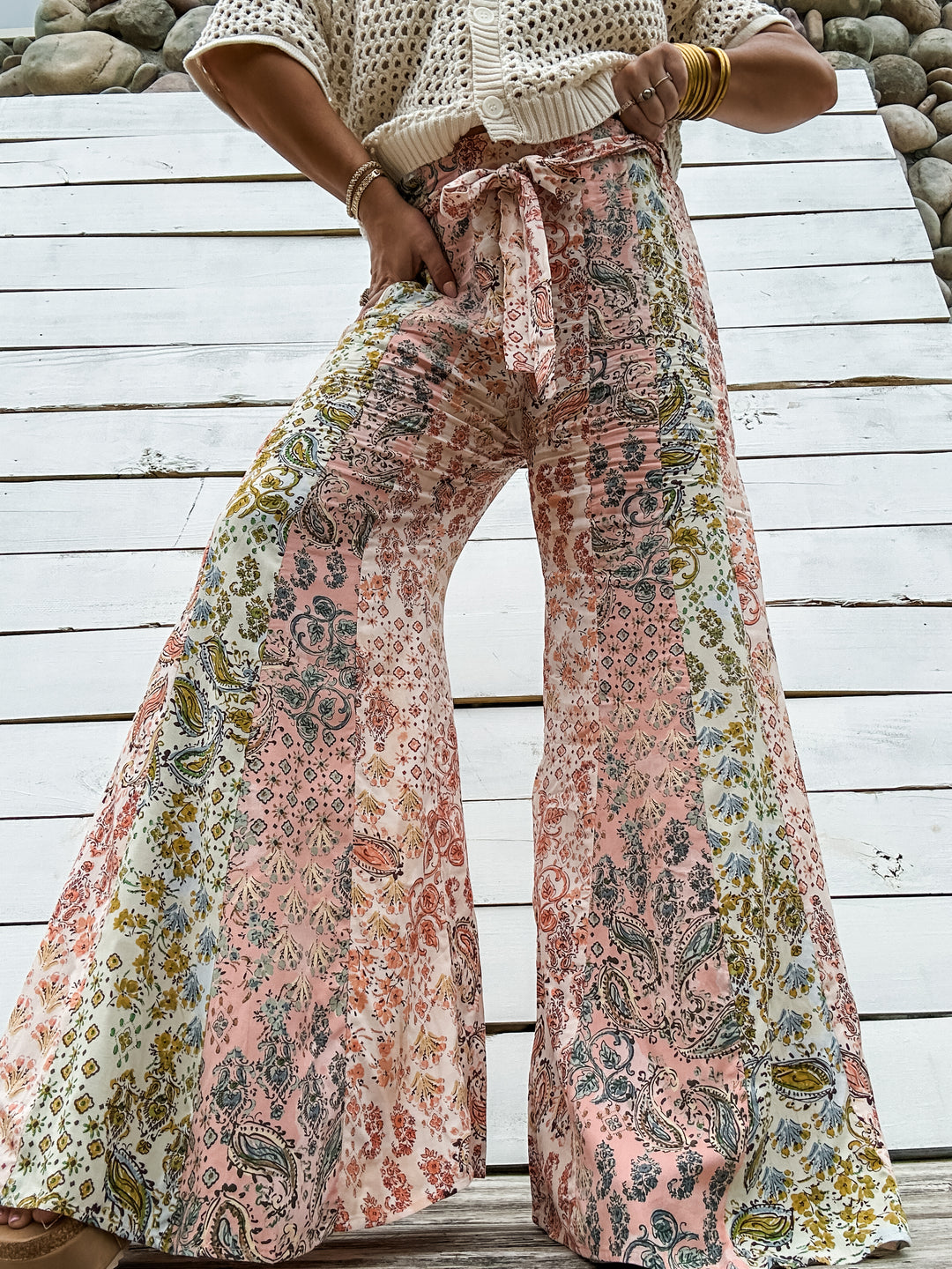 Blush & Bloom Wide Leg Pants
