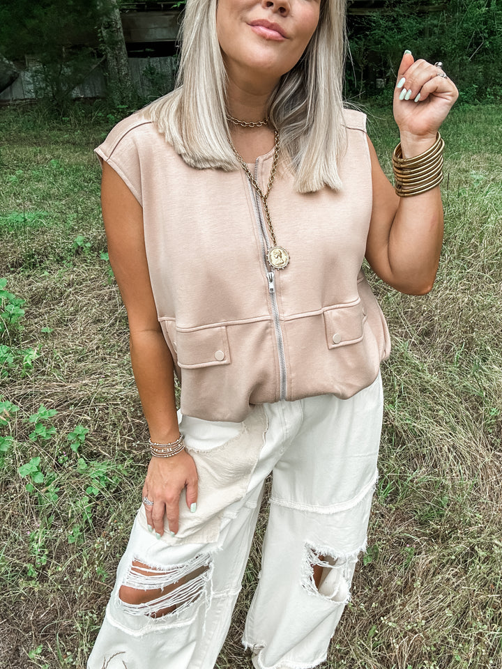 Neoprene Bubble Hem Vest