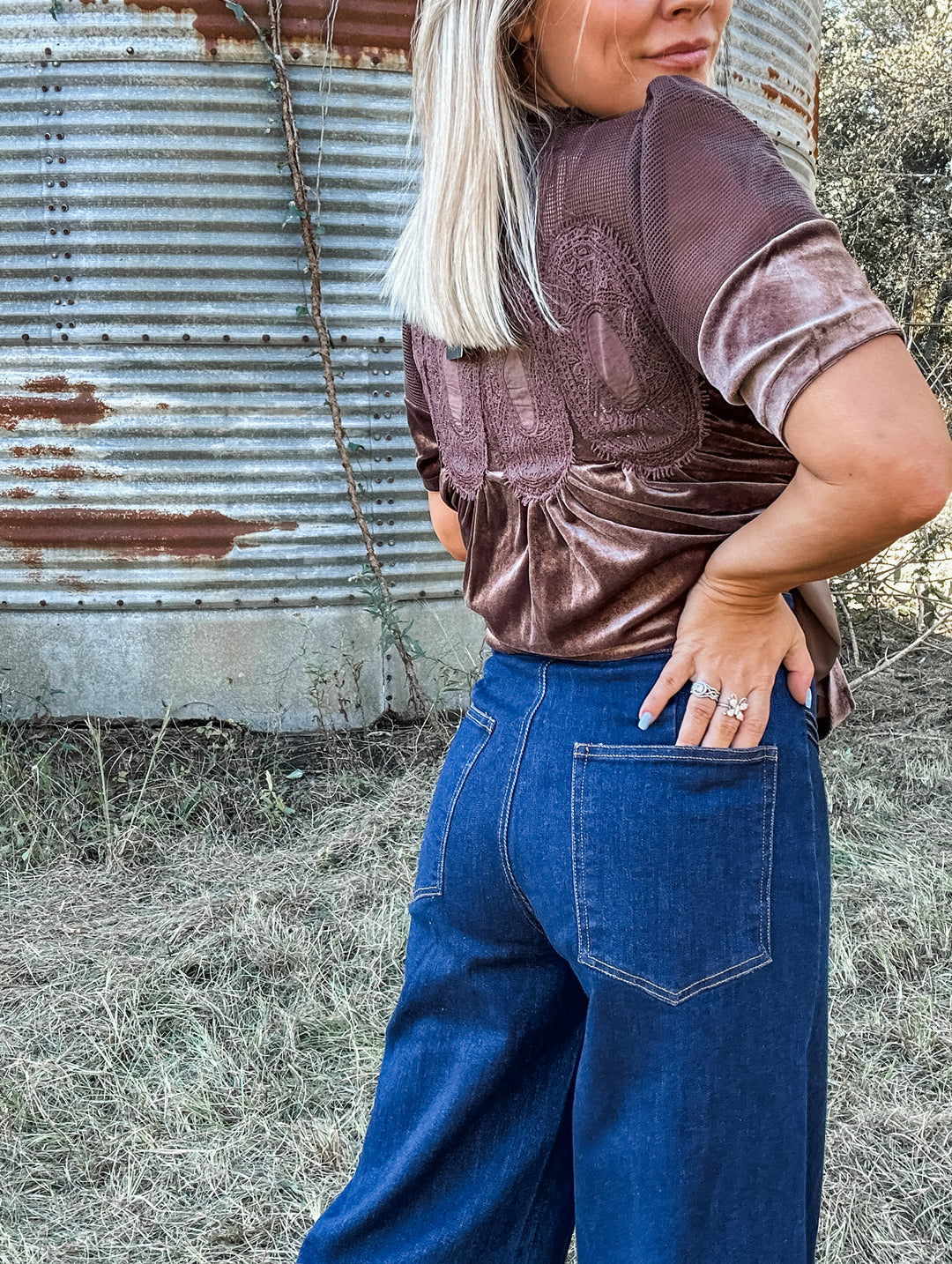 Driftwood Wide Leg Denim