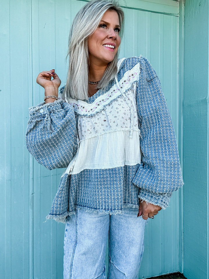 Denim Lane Top