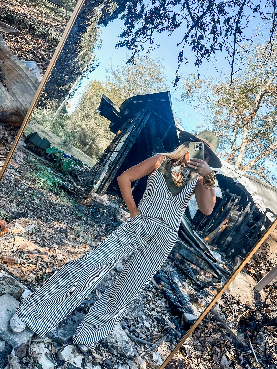 Stay In Line Striped Vest