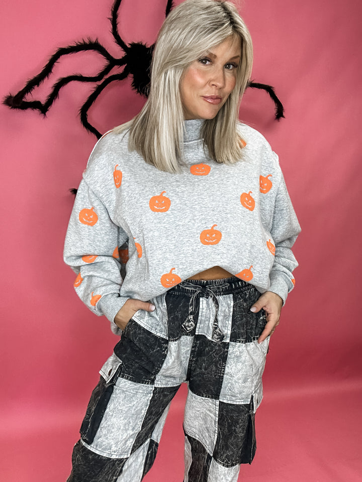 Reversible* Halloween Ready Mock Neck
