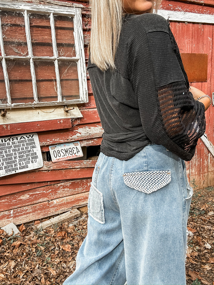 Weekend Wonder Bottoms - Denim Multi