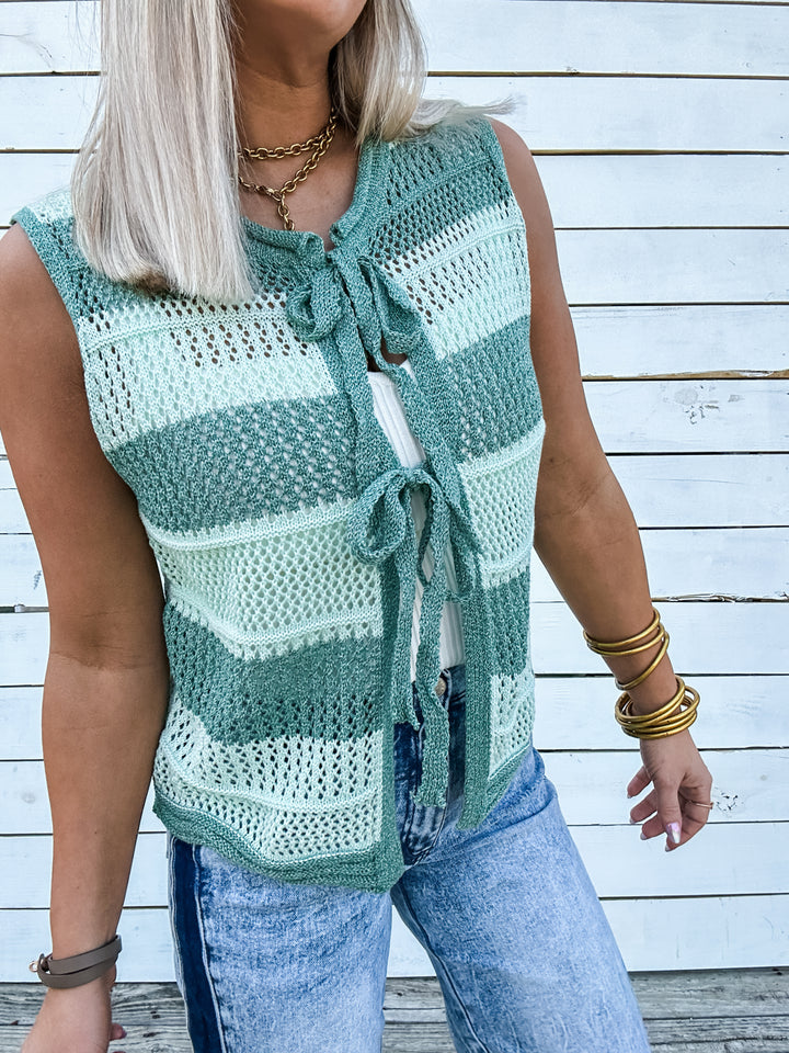 The Styled Stripe Sweater Vest
