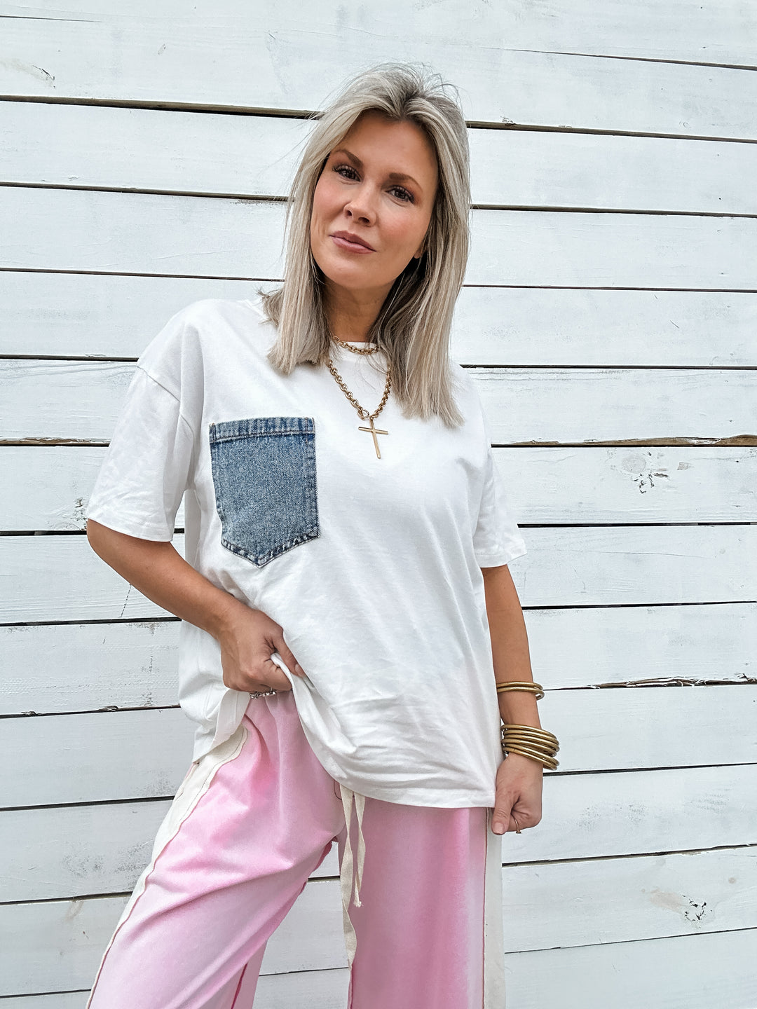 Surprise Me Top - White