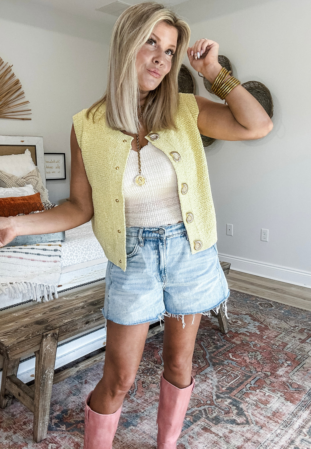 Golden Coast Knit Tank
