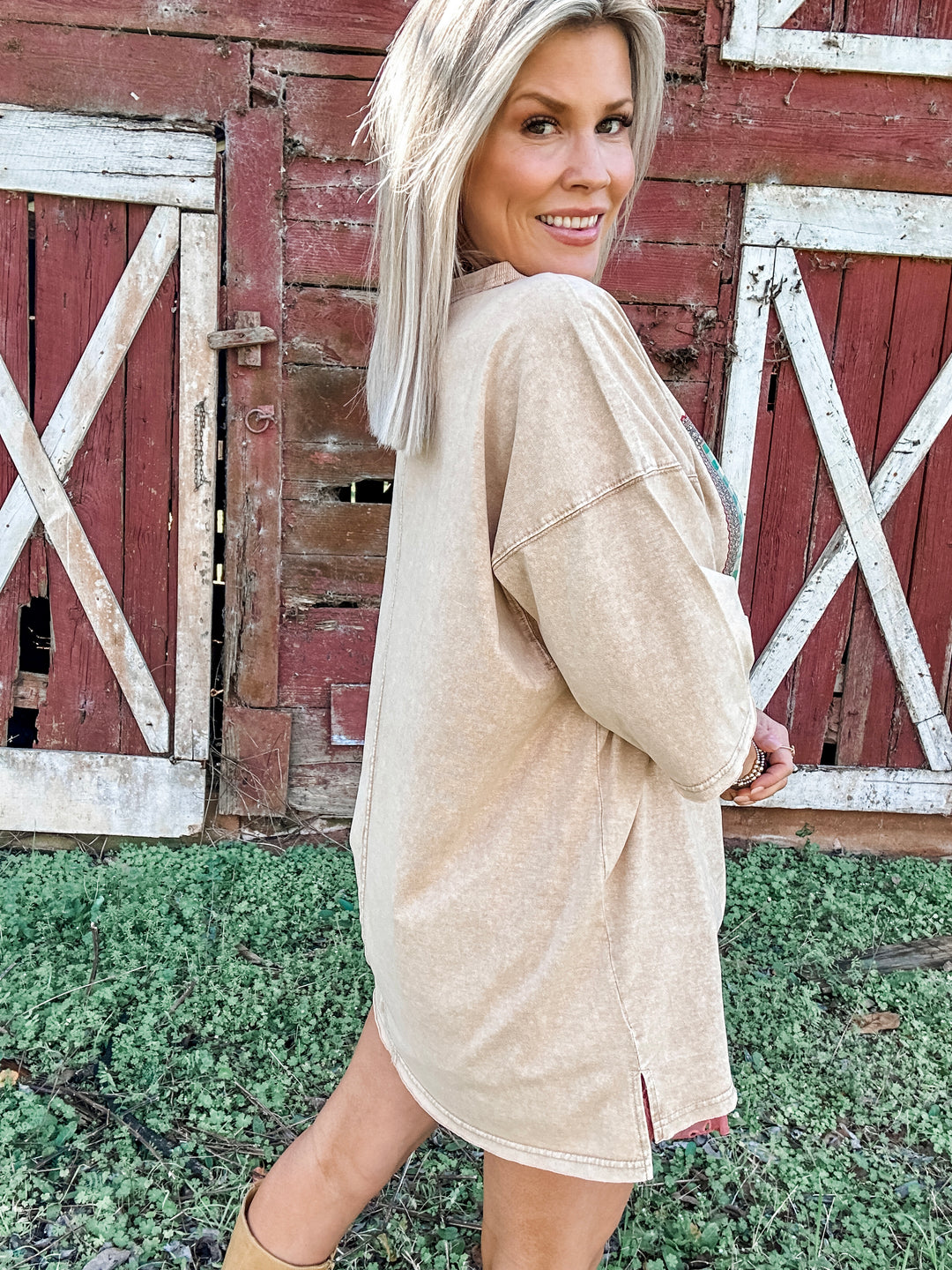 Floral State of Mind Mineral Wash Graphic Tee