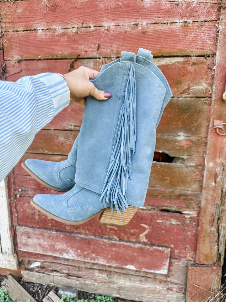 Rustic Rebel Fringe Boots