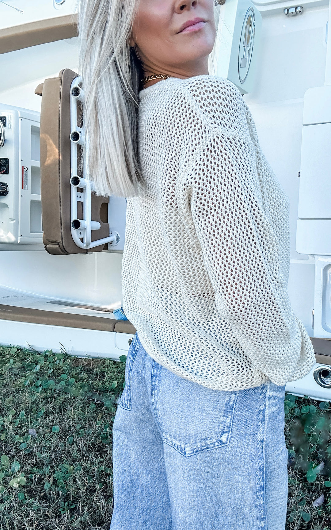 Easy Days Washed Denim French Terry Pants