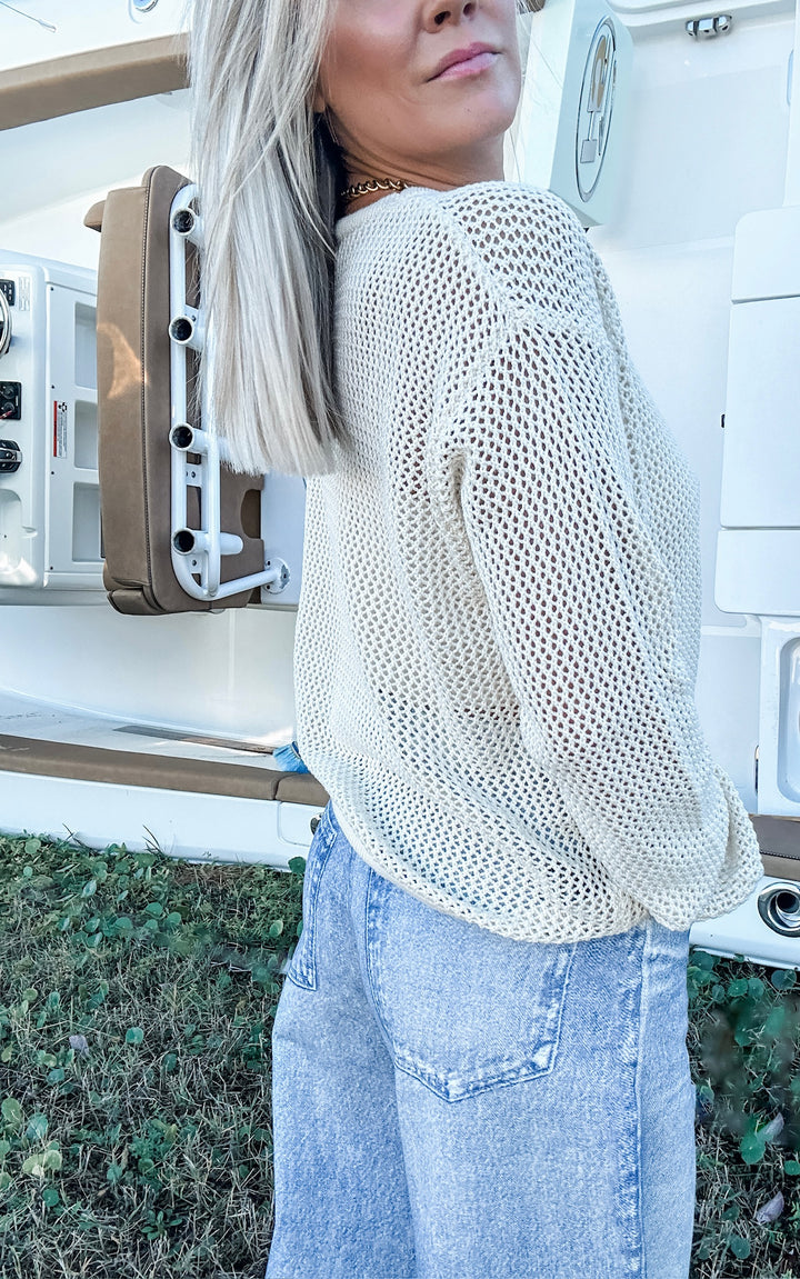 Easy Days Washed Denim French Terry Pants