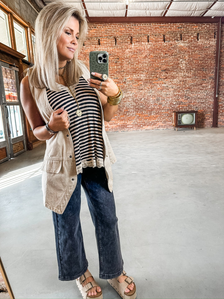 Vintage Trail Denim Vest