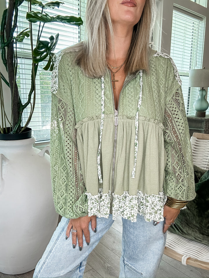 Throwback Threads Zip Up