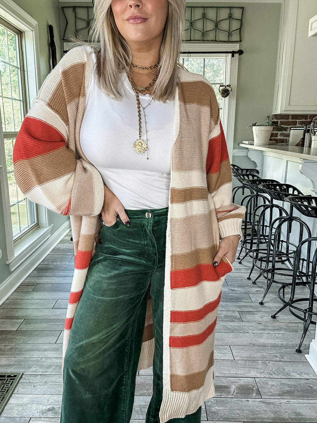 Peace & Love Sweater Duster