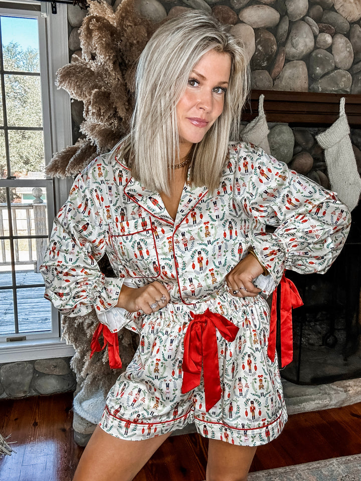 Mistletoe Mood Satin PJs