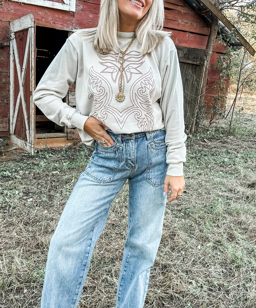 Cowboy Stitches Sweatshirt