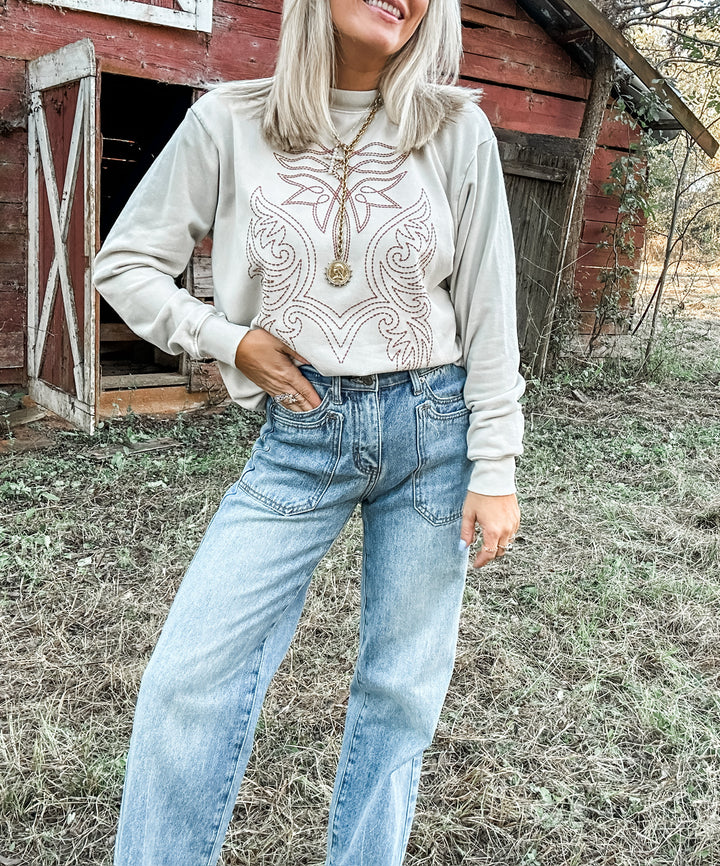 Cowboy Stitches Sweatshirt