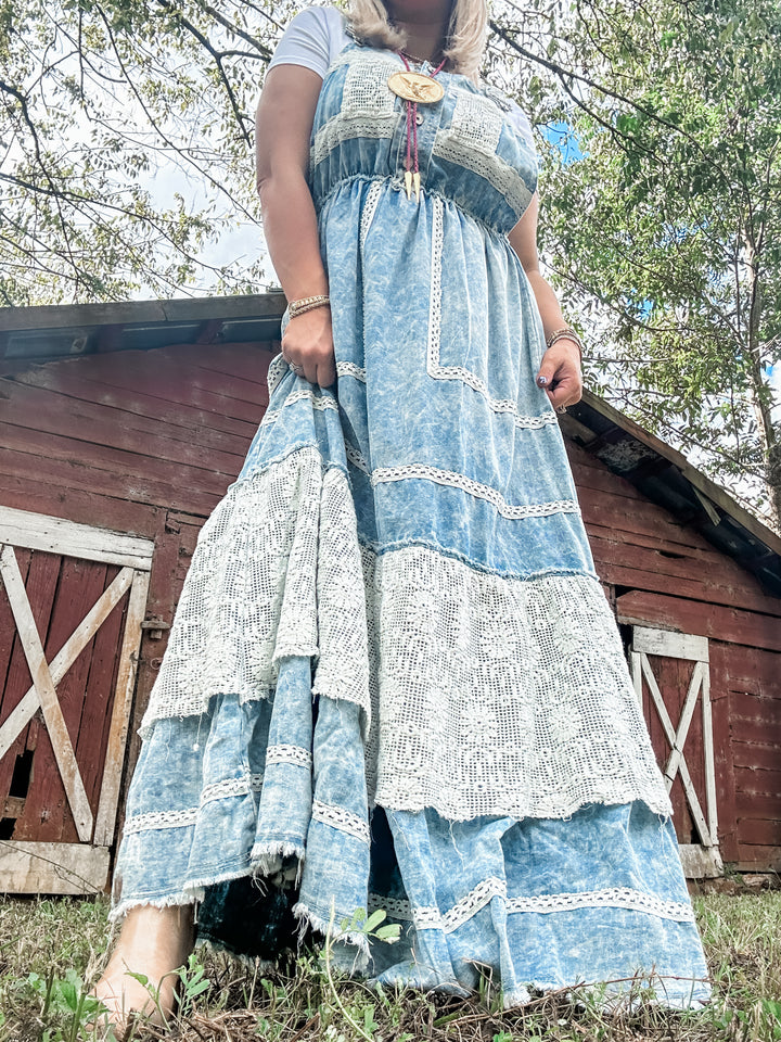 Plot Twist Denim Dress