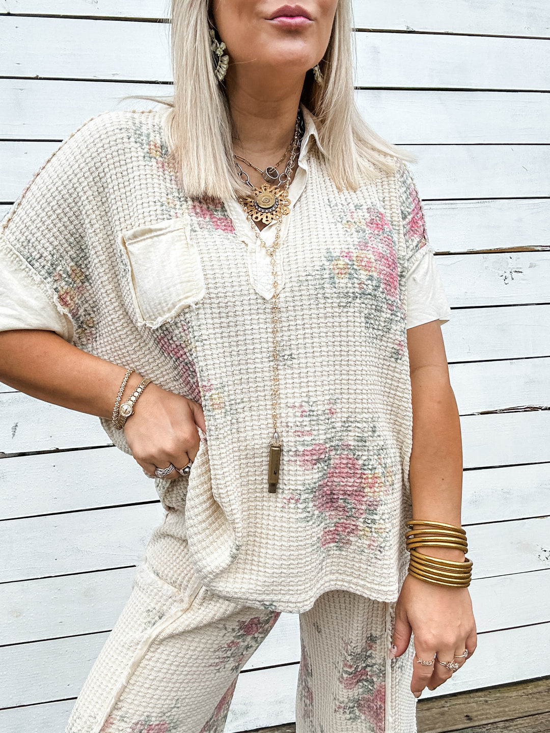 Timeless Texture Top - Natural