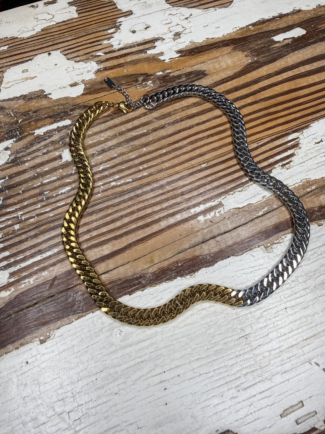 Two Toned Chain Necklace
