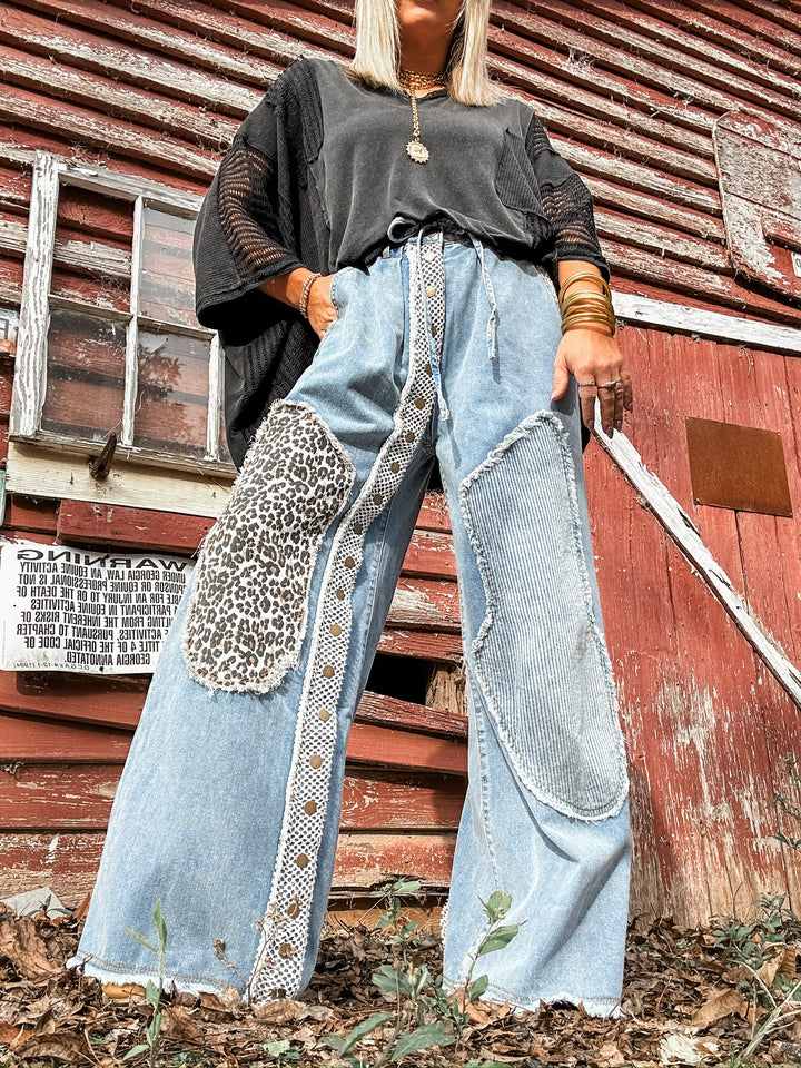 Weekend Wonder Bottoms - Denim Multi