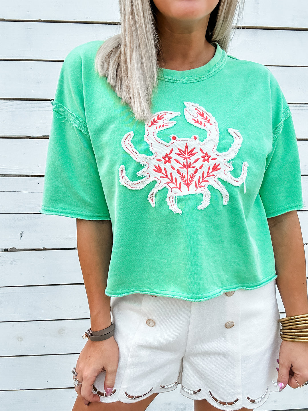 Gulf & Grit Embroidered Tee