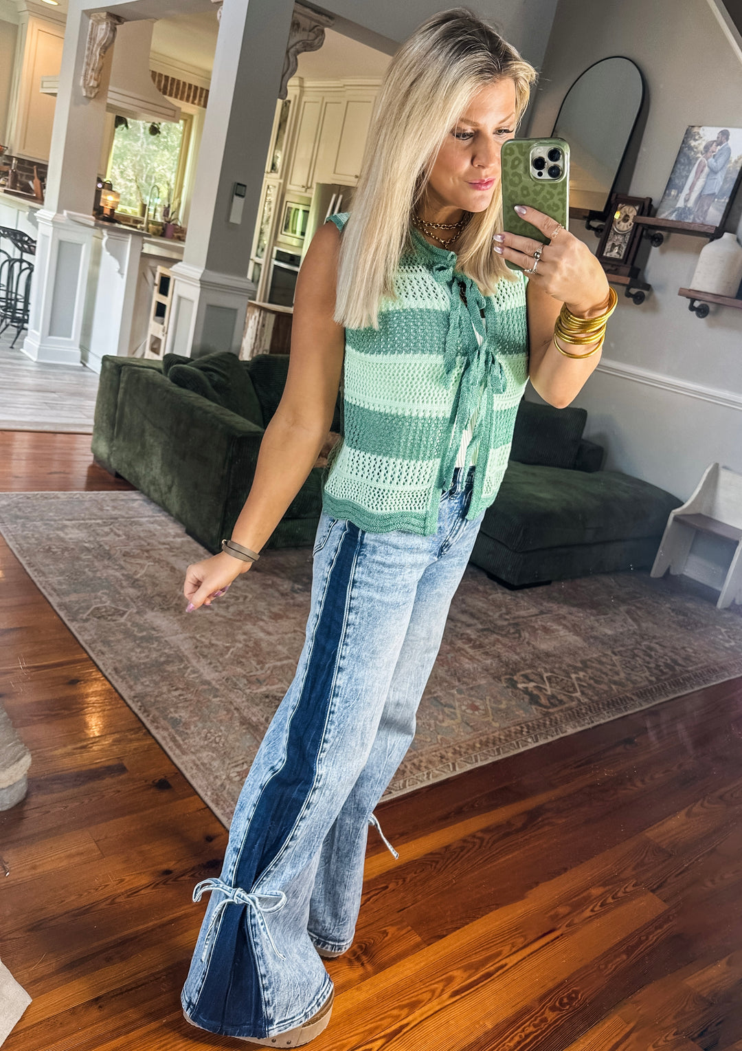 The Styled Stripe Sweater Vest