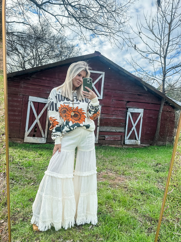 Vintage Sunflowers Sweatshirt