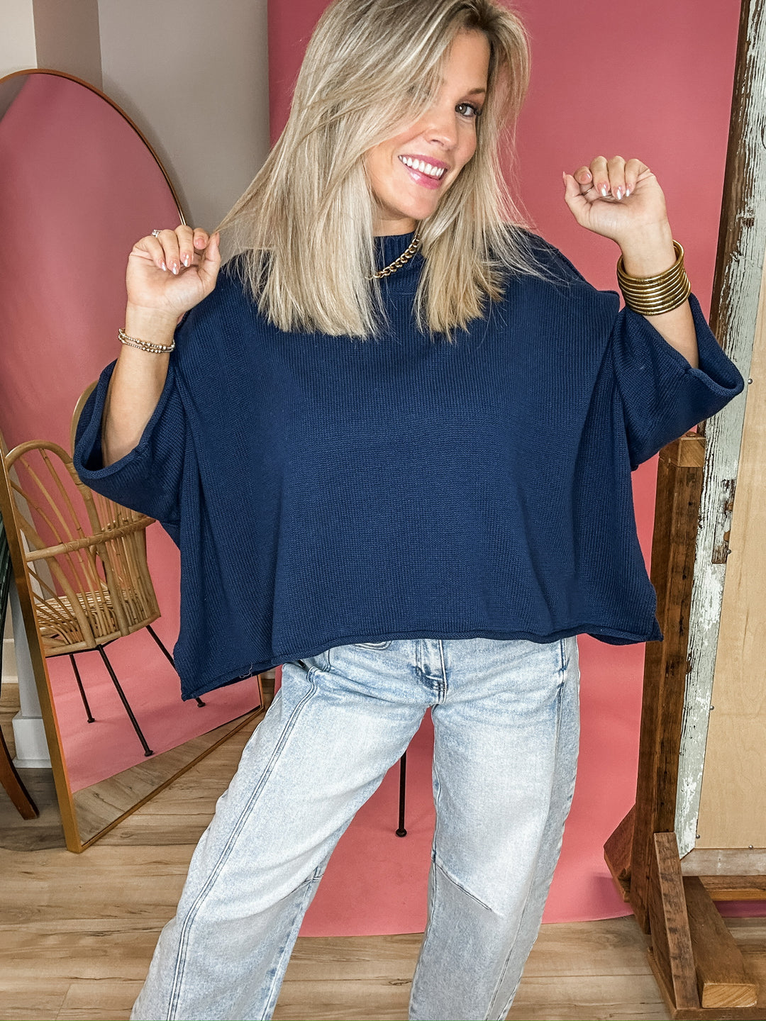 The Navy Standard Sweater