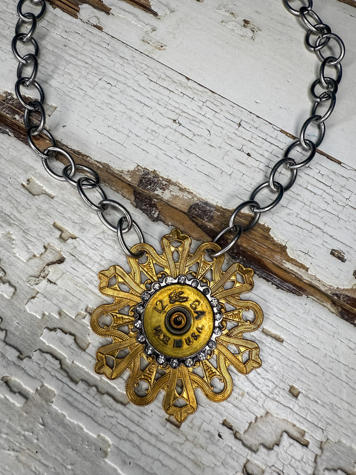 Vintage Shotgun Shell Necklace