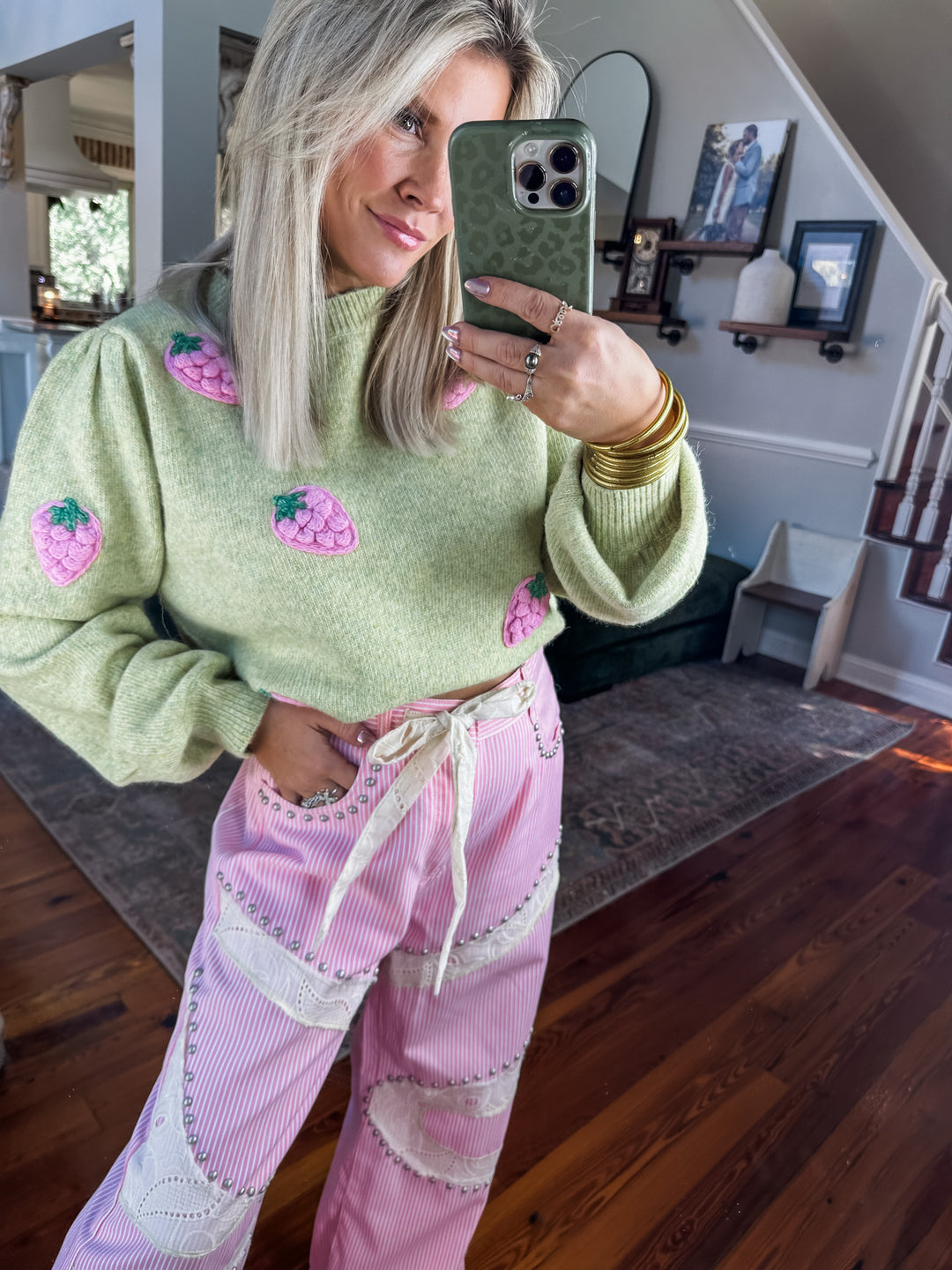 Strawberry Patch Sweater