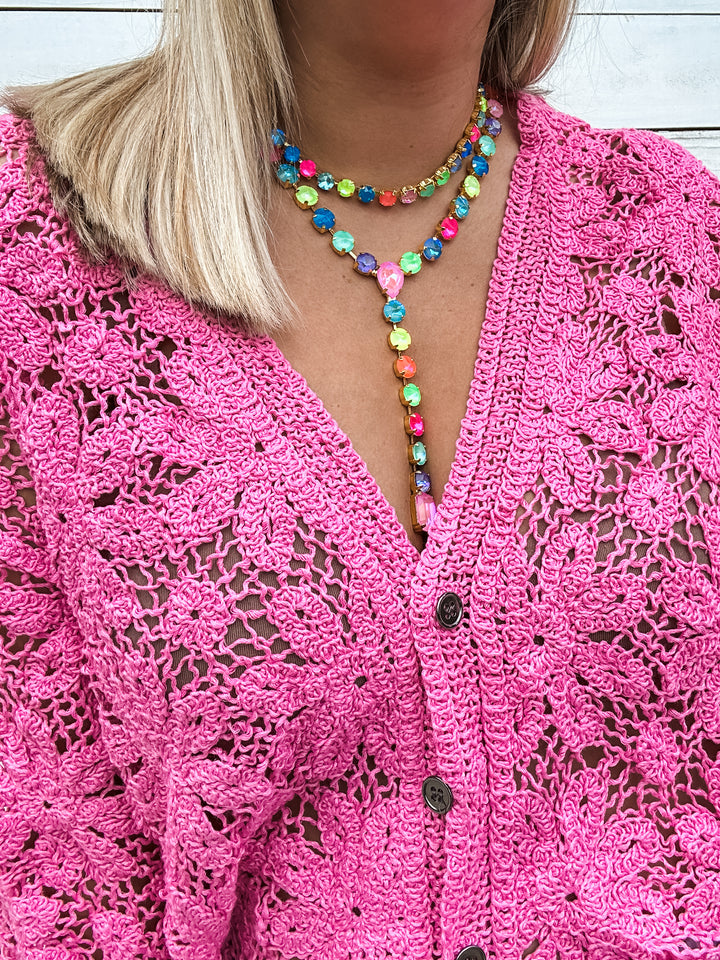 Candy Carnival Small Tennis Necklace