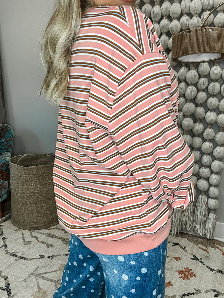 Pretty in Stripes Pullover